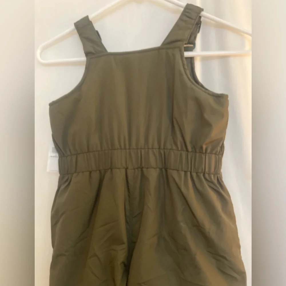 NWT Old Navy Green Snow Bib Overalls for Kids Size 4T